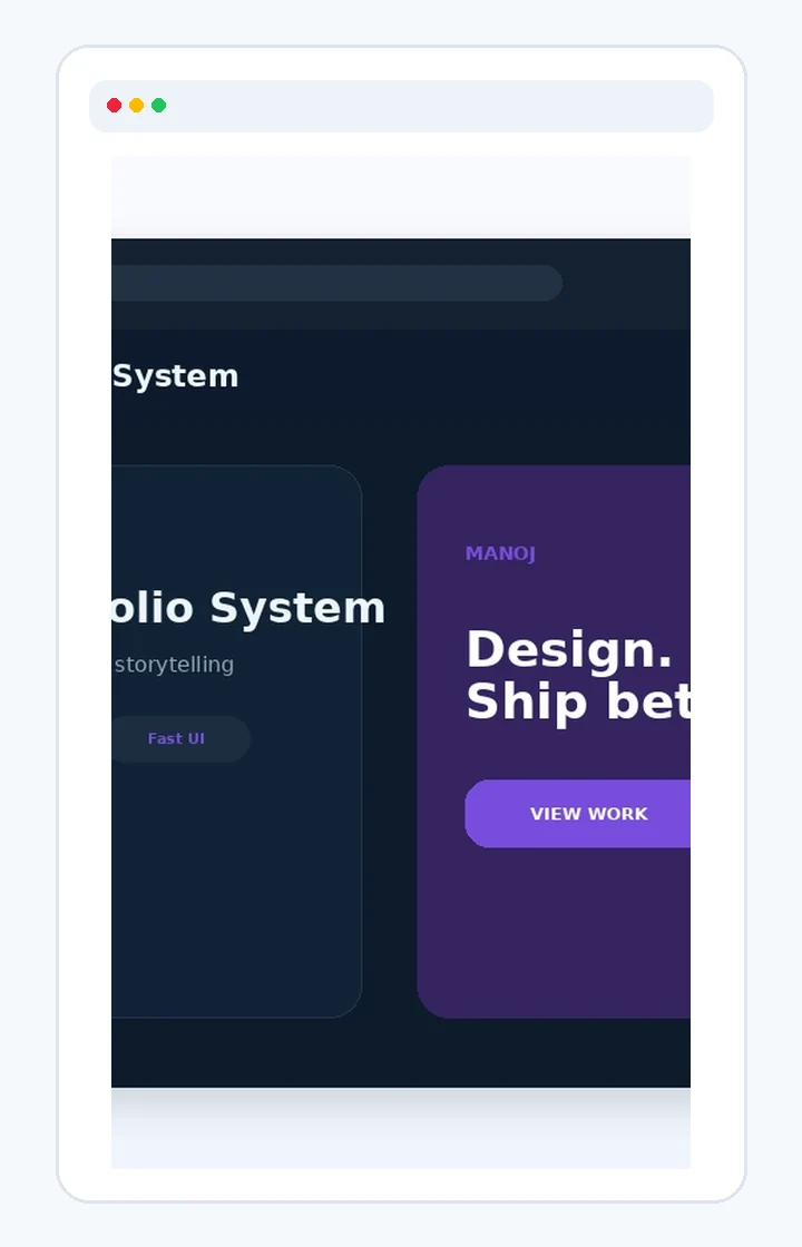 Creative Portfolio screenshot 2