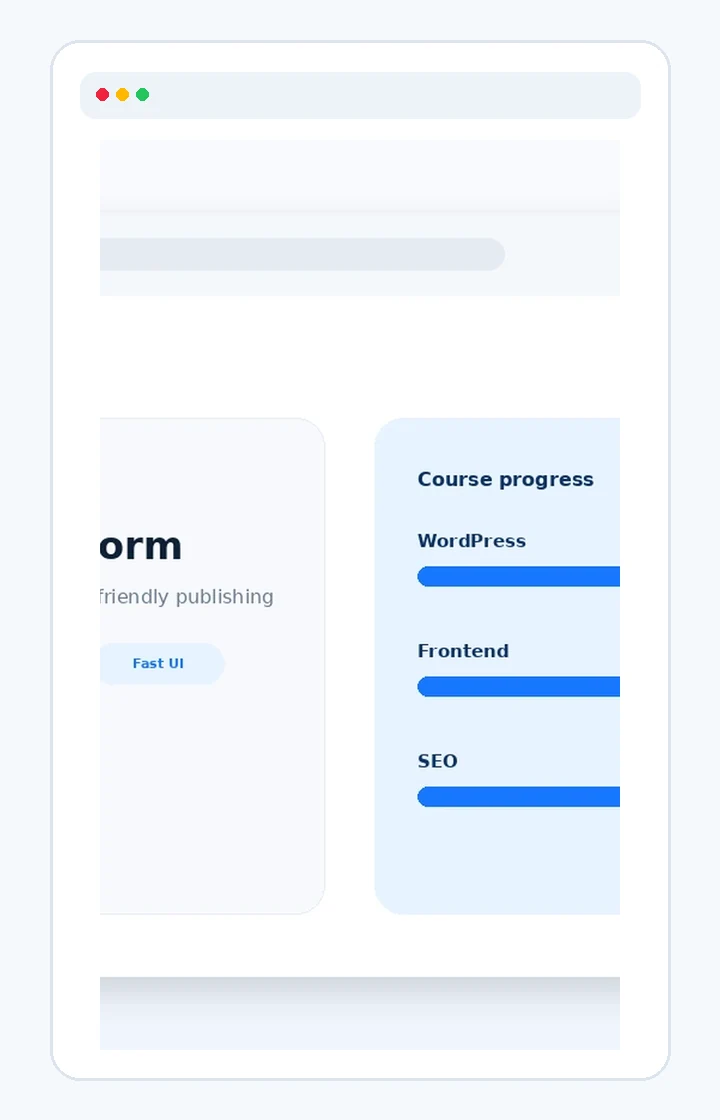 Online Learning Platform screenshot 2
